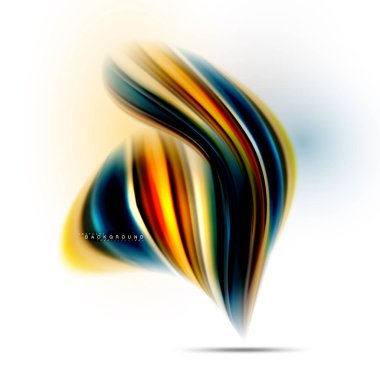 Sıvı sıvı karıştırma renkler konsepti üzerine açık gri renkli, dalga ve girdap eğrisi akışı satır, trendy soyut düzeni şablonu iş sunumu, app duvar kağıdı başlık sayfası, poster veya duvar kağıdı için