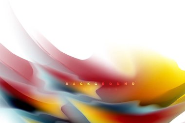 Holografik boya patlama tasarım, akışkan akışı, renkli fırtına renkler. Sıvı karıştırma renkler hareket kavramı, Modern arka plan düzeni şablonu iş sunumu, app duvar kağıdı afiş için