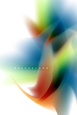 Holografik akışkan akışı, renkli sıvı karıştırma renkler hareket kavramı renkler