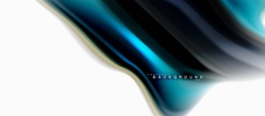 Sıvı sıvı karıştırma renkler konsepti üzerine açık gri renkli, eğri akışı, trendy soyut düzeni şablonu iş veya teknoloji sunu veya web broşür kapak için duvar kağıdı