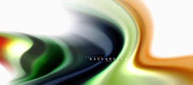 Sıvı sıvı karıştırma renkler konsepti üzerine açık gri renkli, eğri akışı, trendy soyut düzeni şablonu iş veya teknoloji sunu veya web broşür kapak için duvar kağıdı