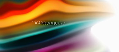 Sıvı sıvı karıştırma renkler konsepti üzerine açık gri renkli, eğri akışı, trendy soyut düzeni şablonu iş veya teknoloji sunu veya web broşür kapak için duvar kağıdı