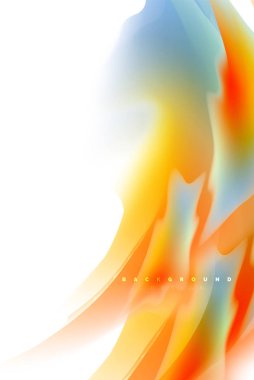 Holografik akışkan akışı, renkli sıvı karıştırma renkler hareket kavramı renkler