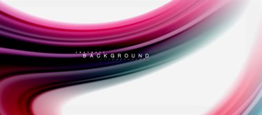 Gökkuşağı sıvı renk arka plan Bükülü sıvı tasarım, renkli mermer veya plastik dalgalı doku zemin, çok renkli şablonu için iş veya teknoloji sunu veya web broşür kapak