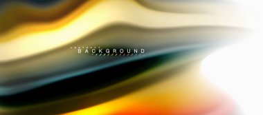 Sıvı sıvı karıştırma renkler konsepti üzerine açık gri renkli, eğri akışı, trendy soyut düzeni şablonu iş veya teknoloji sunu veya web broşür kapak için duvar kağıdı