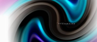 Sıvı sıvı karıştırma renkler konsepti üzerine açık gri renkli, eğri akışı, trendy soyut düzeni şablonu iş veya teknoloji sunu veya web broşür kapak için duvar kağıdı