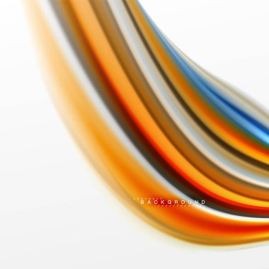 Sıvı sıvı karıştırma renkler konsepti üzerine açık gri renkli, eğri akışı, trendy soyut düzeni şablonu iş veya teknoloji sunu veya web broşür kapak için duvar kağıdı