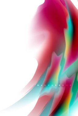 Holografik boya patlama tasarım, akışkan akışı, renkli fırtına renkler. Sıvı karıştırma renkler hareket kavramı, Modern arka plan düzeni şablonu iş sunumu, app duvar kağıdı afiş için