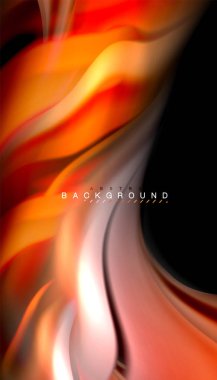 Sıvı renk arka plan, siyah, renkli mermer veya plastik dalga doku zemin, çok renkli şablonu için iş veya teknoloji sunu veya web broşür kapak üzerinde sıvı tasarım bükülmüş