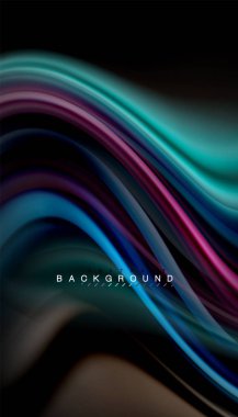 Sıvı renk arka plan, siyah, renkli mermer veya plastik dalga doku zemin, çok renkli şablonu için iş veya teknoloji sunu veya web broşür kapak üzerinde sıvı tasarım bükülmüş