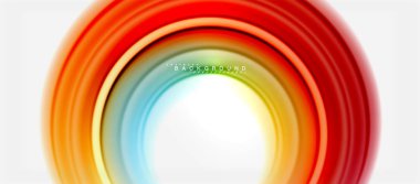 Gökkuşağı sıvı renkli arka plan - girdap ve daireler, bükülmüş sıvı renkler, renkli mermer veya plastik dalgalı doku zemin, çok renkli şablonu için iş veya teknoloji