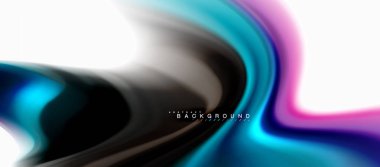 Sıvı sıvı karıştırma renkler konsepti üzerine açık gri renkli, eğri akışı, trendy soyut düzeni şablonu iş veya teknoloji sunu veya web broşür kapak için duvar kağıdı