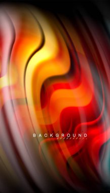 Sıvı renk arka plan, siyah, renkli mermer veya plastik dalga doku zemin, çok renkli şablonu için iş veya teknoloji sunu veya web broşür kapak üzerinde sıvı tasarım bükülmüş