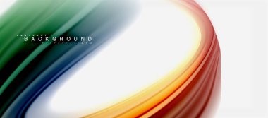 Gökkuşağı sıvı renk arka plan Bükülü sıvı tasarım, renkli mermer veya plastik dalgalı doku zemin, çok renkli şablonu için iş veya teknoloji sunu veya web broşür kapak