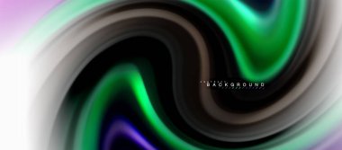 Sıvı sıvı karıştırma renkler konsepti üzerine açık gri renkli, eğri akışı, trendy soyut düzeni şablonu iş veya teknoloji sunu veya web broşür kapak için duvar kağıdı