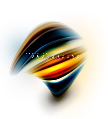 Sıvı sıvı karıştırma renkler konsepti üzerine açık gri renkli, dalga ve girdap eğrisi akışı satır, trendy soyut düzeni şablonu iş sunumu, app duvar kağıdı başlık sayfası, poster veya duvar kağıdı için