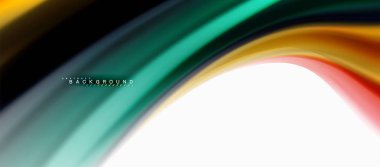 Sıvı sıvı karıştırma renkler konsepti üzerine açık gri renkli, eğri akışı, trendy soyut düzeni şablonu iş veya teknoloji sunu veya web broşür kapak için duvar kağıdı