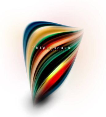 Sıvı sıvı karıştırma renkler konsepti üzerine açık gri renkli, dalga ve girdap eğrisi akışı satır, trendy soyut düzeni şablonu iş sunumu, app duvar kağıdı başlık sayfası, poster veya duvar kağıdı için