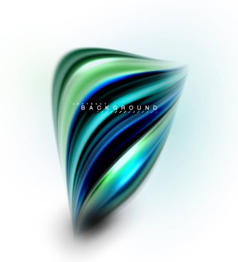 Sıvı sıvı karıştırma renkler konsepti üzerine açık gri renkli, dalga ve girdap eğrisi akışı satır, trendy soyut düzeni şablonu iş sunumu, app duvar kağıdı başlık sayfası, poster veya duvar kağıdı için