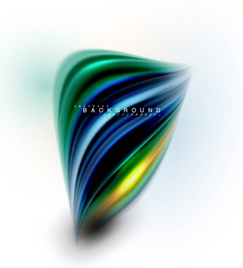 Sıvı sıvı karıştırma renkler konsepti üzerine açık gri renkli, dalga ve girdap eğrisi akışı satır, trendy soyut düzeni şablonu iş sunumu, app duvar kağıdı başlık sayfası, poster veya duvar kağıdı için