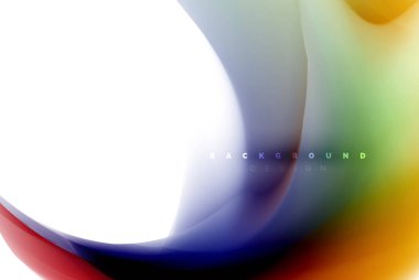 Holografik akışkan akışı, renkli sıvı karıştırma renkler hareket kavramı renkler