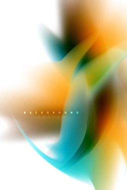 Holografik akışkan akışı, renkli sıvı karıştırma renkler hareket kavramı renkler