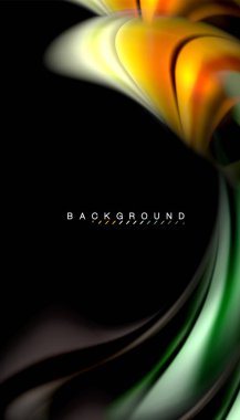 Sıvı renk arka plan, siyah, renkli mermer veya plastik dalga doku zemin, çok renkli şablonu için iş veya teknoloji sunu veya web broşür kapak üzerinde sıvı tasarım bükülmüş