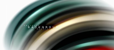 Sıvı sıvı karıştırma renkler konsepti üzerine açık gri renkli, eğri akışı, trendy soyut düzeni şablonu iş veya teknoloji sunu veya web broşür kapak için duvar kağıdı