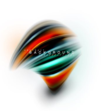 Sıvı sıvı karıştırma renkler konsepti üzerine açık gri renkli, dalga ve girdap eğrisi akışı satır, trendy soyut düzeni şablonu iş sunumu, app duvar kağıdı başlık sayfası, poster veya duvar kağıdı için