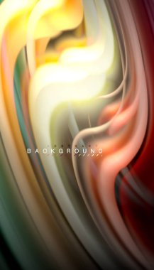 Sıvı renk arka plan, siyah, renkli mermer veya plastik dalga doku zemin, çok renkli şablonu için iş veya teknoloji sunu veya web broşür kapak üzerinde sıvı tasarım bükülmüş