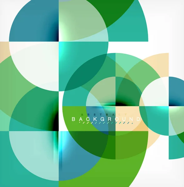 Cercle moderne fond abstrait — Image vectorielle