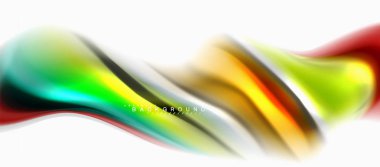 Sıvı sıvı karıştırma renkler konsepti üzerine açık gri renkli, eğri akışı, trendy soyut düzeni şablonu iş veya teknoloji sunu veya web broşür kapak için duvar kağıdı