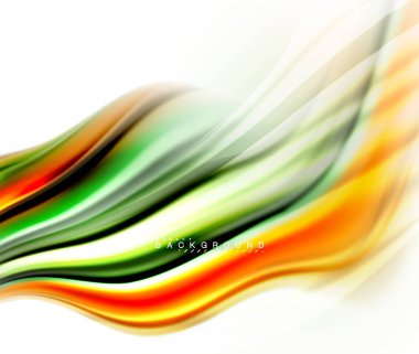 Sıvı sıvı karıştırma renkler konsepti üzerine açık gri renkli, dalga ve girdap eğrisi akışı satır, trendy soyut düzeni şablonu iş sunumu, app duvar kağıdı başlık sayfası, poster veya duvar kağıdı için