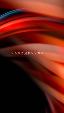 Sıvı renk arka plan, siyah, renkli mermer veya plastik dalga doku zemin, çok renkli şablonu için iş veya teknoloji sunu veya web broşür kapak üzerinde sıvı tasarım bükülmüş