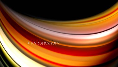 Sıvı renk arka plan, siyah, renkli mermer veya plastik dalga doku zemin, çok renkli şablonu için iş veya teknoloji sunu veya web broşür kapak üzerinde sıvı tasarım bükülmüş