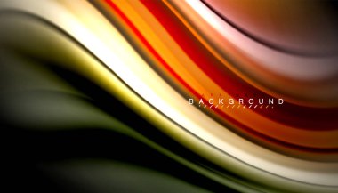 Sıvı renk arka plan, siyah, renkli mermer veya plastik dalga doku zemin, çok renkli şablonu için iş veya teknoloji sunu veya web broşür kapak üzerinde sıvı tasarım bükülmüş