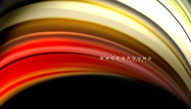 Sıvı renk arka plan, siyah, renkli mermer veya plastik dalga doku zemin, çok renkli şablonu için iş veya teknoloji sunu veya web broşür kapak üzerinde sıvı tasarım bükülmüş