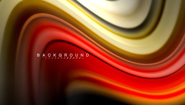 Sıvı renk arka plan, siyah, renkli mermer veya plastik dalga doku zemin, çok renkli şablonu için iş veya teknoloji sunu veya web broşür kapak üzerinde sıvı tasarım bükülmüş