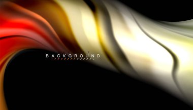 Sıvı renk arka plan, siyah, renkli mermer veya plastik dalga doku zemin, çok renkli şablonu için iş veya teknoloji sunu veya web broşür kapak üzerinde sıvı tasarım bükülmüş