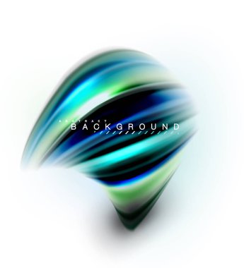 Sıvı sıvı karıştırma renkler konsepti üzerine açık gri renkli, dalga ve girdap eğrisi akışı satır, trendy soyut düzeni şablonu iş sunumu, app duvar kağıdı başlık sayfası, poster veya duvar kağıdı için