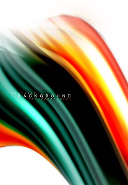 Sıvı sıvı karıştırma renkler konsepti üzerine açık gri renkli, dalga ve girdap eğrisi akışı satır, trendy soyut düzeni şablonu iş sunumu, app duvar kağıdı başlık sayfası, poster veya duvar kağıdı için