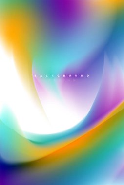 Holografik boya patlama tasarım, akışkan akışı, renkli fırtına renkler. Sıvı karıştırma renkler hareket kavramı, Modern arka plan düzeni şablonu iş sunumu, app duvar kağıdı afiş için