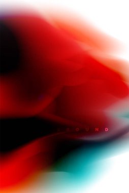 Holografik boya patlama tasarım, akışkan akışı, renkli fırtına renkler. Sıvı karıştırma renkler hareket kavramı, Modern arka plan düzeni şablonu iş sunumu, app duvar kağıdı afiş için