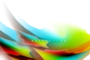 Holografik boya patlama tasarım, akışkan akışı, renkli fırtına renkler. Sıvı karıştırma renkler hareket kavramı, Modern arka plan düzeni şablonu iş sunumu, app duvar kağıdı afiş için