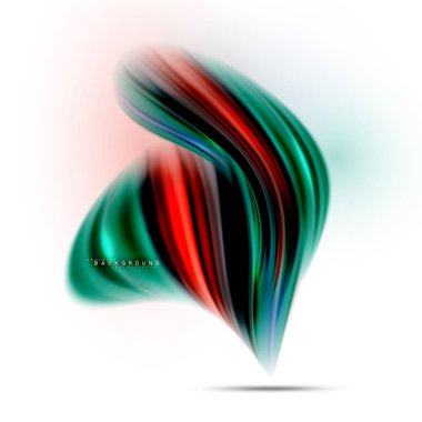 Sıvı sıvı karıştırma renkler konsepti üzerine açık gri renkli, dalga ve girdap eğrisi akışı satır, trendy soyut düzeni şablonu iş sunumu, app duvar kağıdı başlık sayfası, poster veya duvar kağıdı için