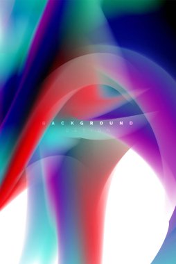 Holografik boya patlama tasarım, akışkan akışı, renkli fırtına renkler. Sıvı karıştırma renkler hareket kavramı, Modern arka plan düzeni şablonu iş sunumu, app duvar kağıdı afiş için