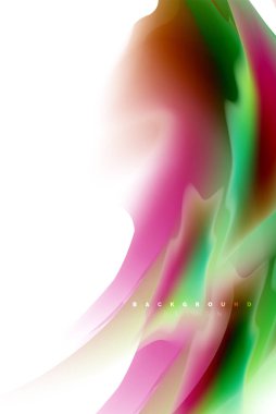 Holografik akışkan akışı, renkli sıvı karıştırma renkler hareket kavramı renkler