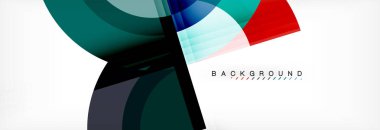 Vektör dairesel geometrik arka plan