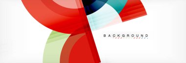 Vektör dairesel geometrik arka plan