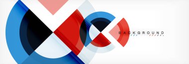 Vektör dairesel geometrik arka plan